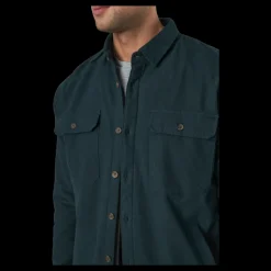 Outlet Tenson Cargo Shirt Jkt M Khaki Svart