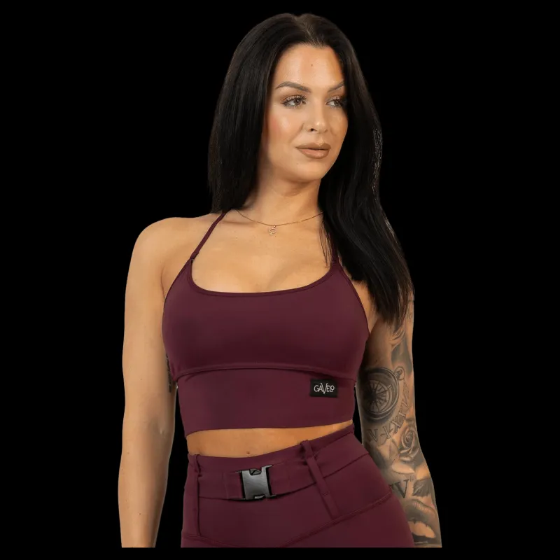 Gavelo Cargo Top Burgundy Dark Red Röd Discount