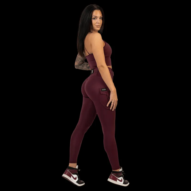 Gavelo Cargo Top Burgundy Dark Red Röd Discount