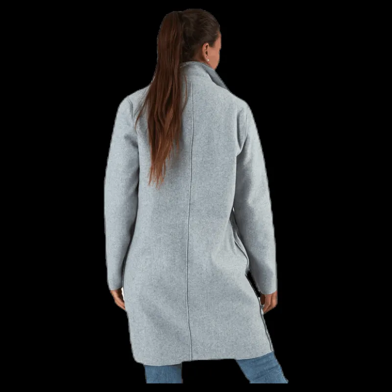 Only Carrie Bonded Coat Otw Grey Grå Hot