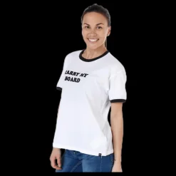 Clearance Hurley Carry My Board Ringer Tee White/Black Vit och Svart