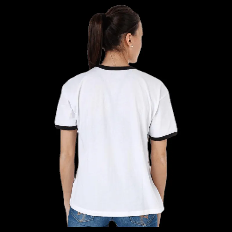 Clearance Hurley Carry My Board Ringer Tee White/Black Vit och Svart