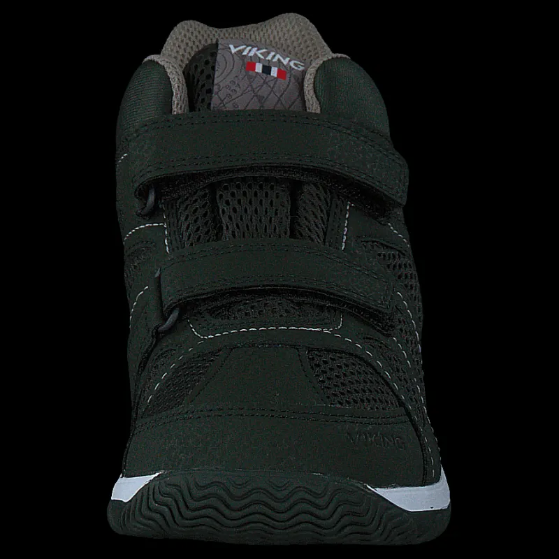 Discount Viking Cascade Mid III GTX Huntinggreen/Dark Natural Svart