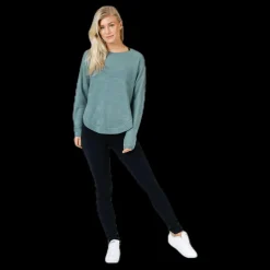 Only Caviar Long Sleeve Pullover Knit Chinois Green Grön Discount