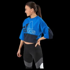adidas 2Cb Ss Crew Blue Blå
