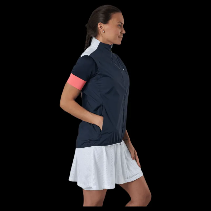 J.Lindeberg Celest Golf Vest Blue Blå