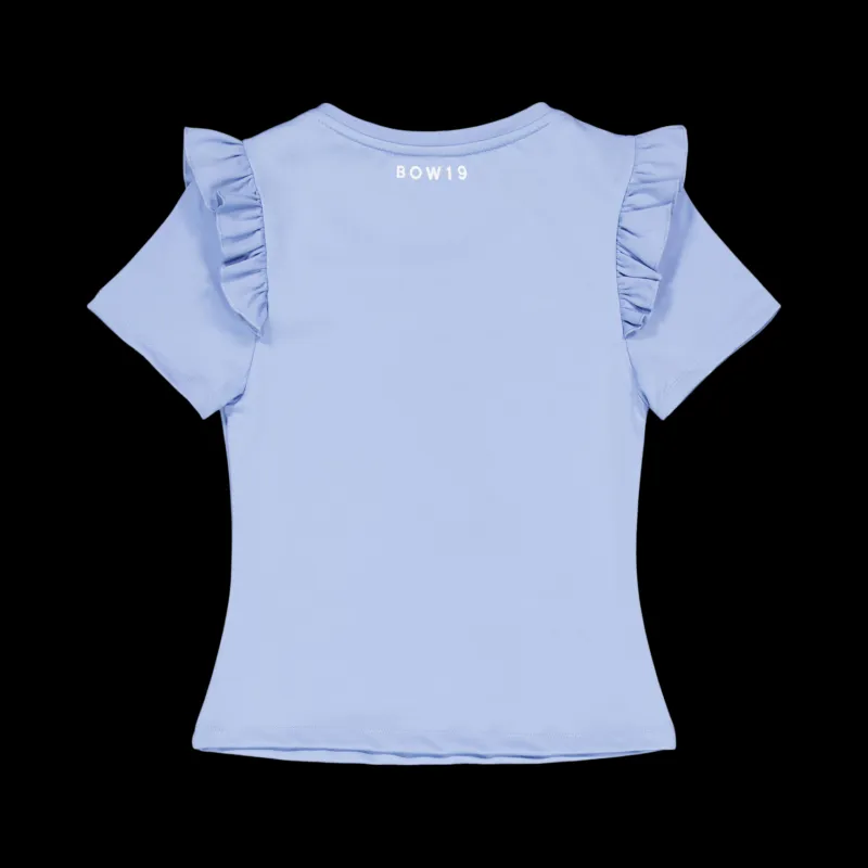 Hot BOW19 Celine Top Skyblue Blå
