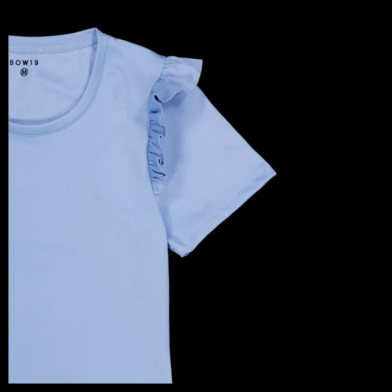 BOW19 Celine Top Skyblue Blå New