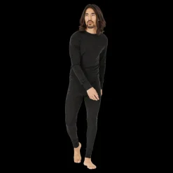Online Whistler Cerro M Merino Wool Baselayer Black Svart