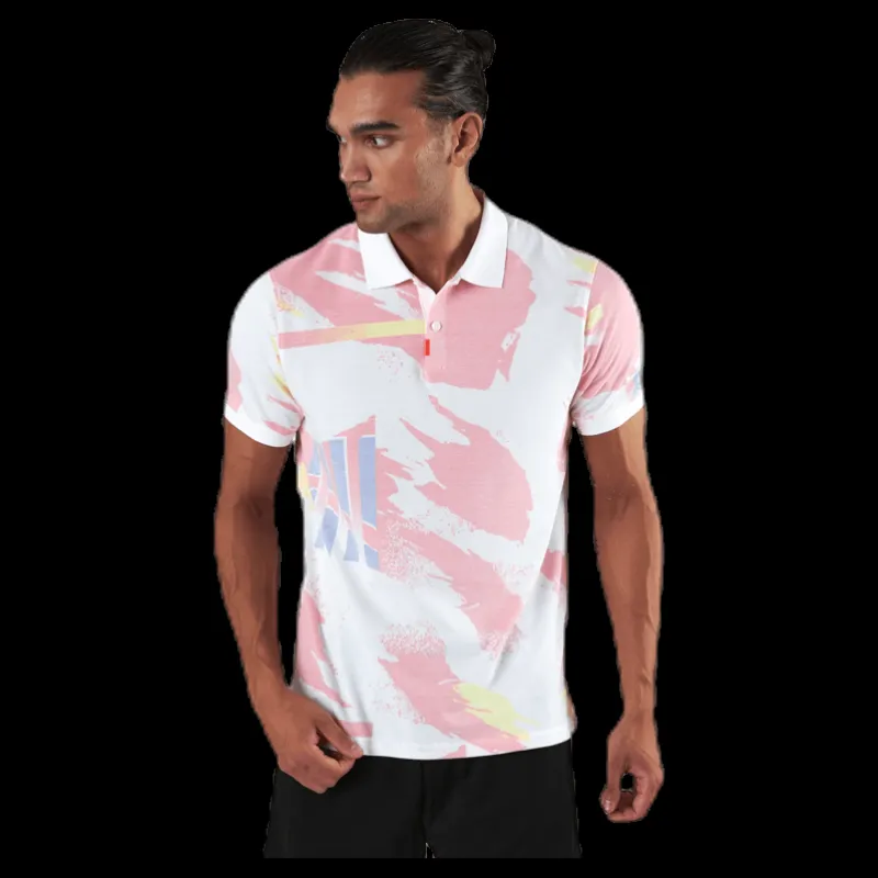 Nike Challenge Court Polo White/Red Flerfärgad Hot