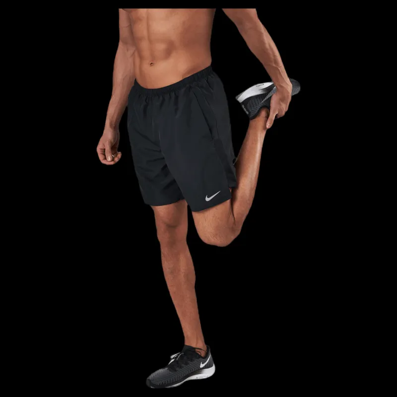 Nike Challenger Short 7" 2-In-1 Black/Silver Svart Discount