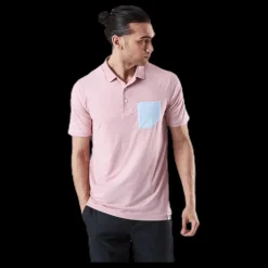 Hot Puma Golf Champions Polo Pink Rosa