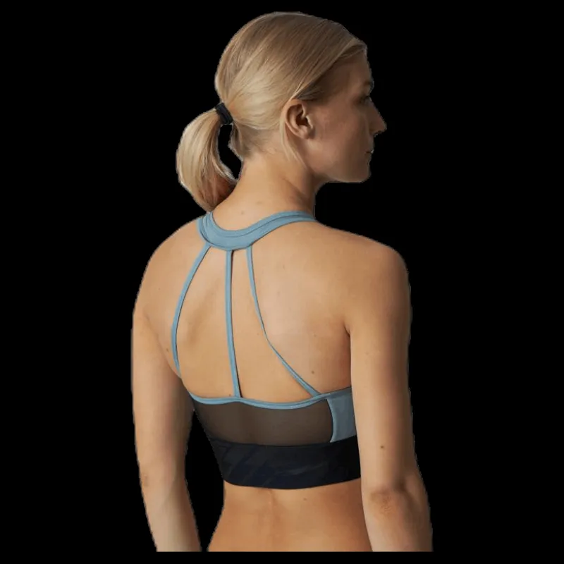 Hot Craft Charge Cropped Mesh Singlet Grey Grå