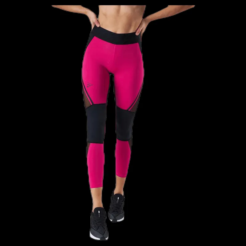 Sale Craft Charge Mesh Tights Pink/Black Rosa och Svart