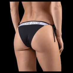 Calvin Klein Cheeky String Side Tie Bikini Black Svart