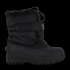 Sorel Children's Snow Commander Black, Charcoal Svart Discount