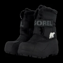 Sorel Children's Snow Commander Black, Charcoal Svart Discount