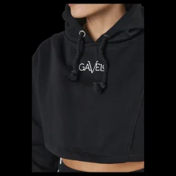 Gavelo Chill Lounge Cropped Hoodie Black Svart Best