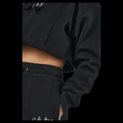 Gavelo Chill Lounge Cropped Hoodie Black Svart Best