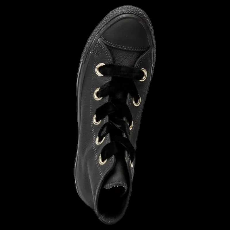 Best Converse Chuck Taylor All Star Hi Big Eyelets Black Svart