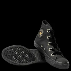 Best Converse Chuck Taylor All Star Hi Big Eyelets Black Svart