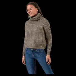 Best Only Chunky L/S Rollneck Pullover Beige
