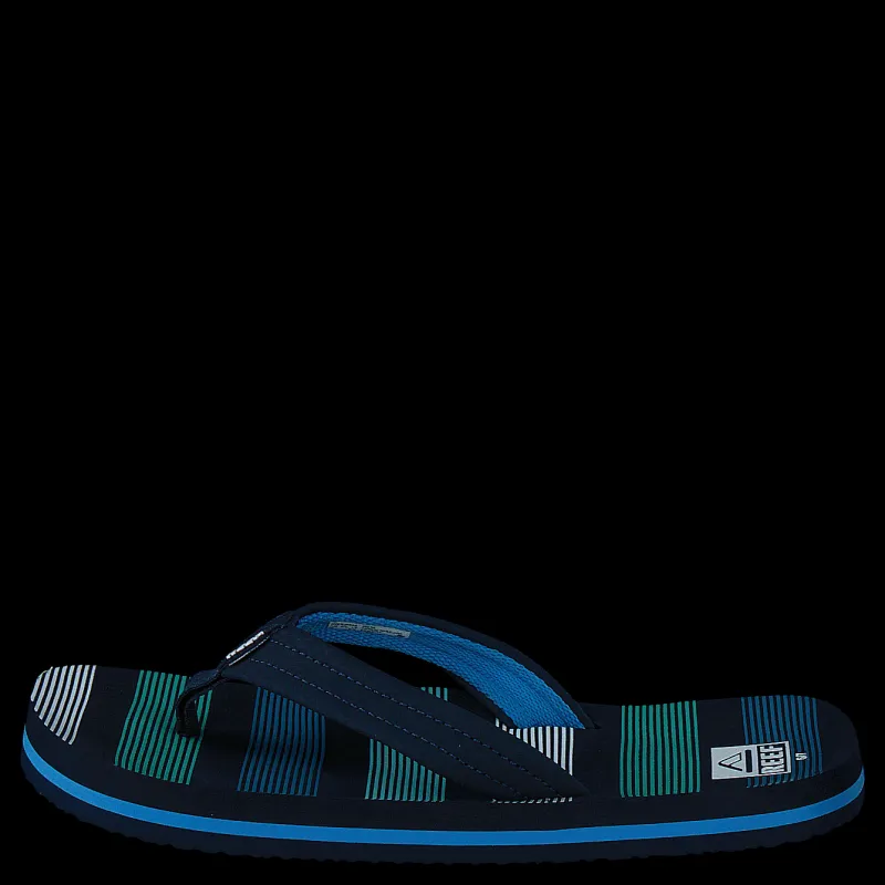 Reef Ci4148 Kids Ahi Deep Sea Stripes Turkos och Svart Clearance