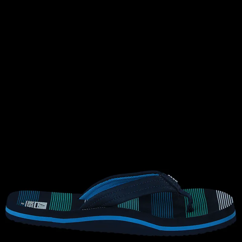 Reef Ci4148 Kids Ahi Deep Sea Stripes Turkos och Svart Clearance