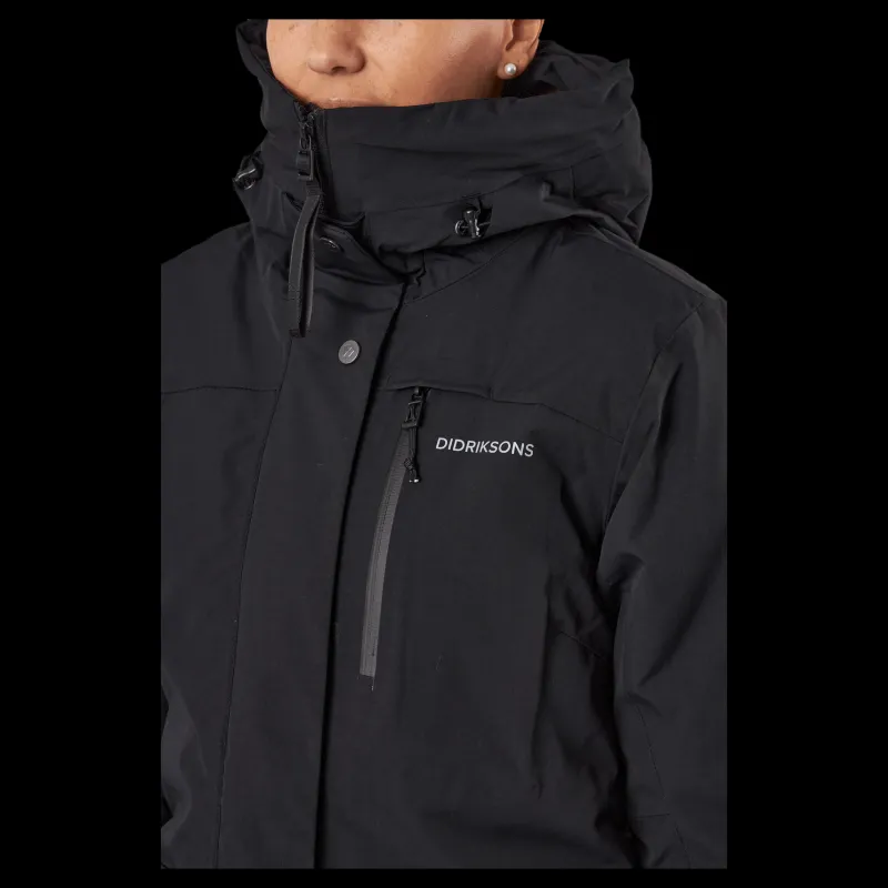 Sale Didriksons Ciana Wns Parka 2 Black Svart