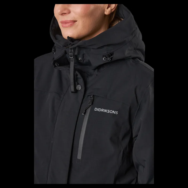 Sale Didriksons Ciana Wns Parka 2 Black Svart