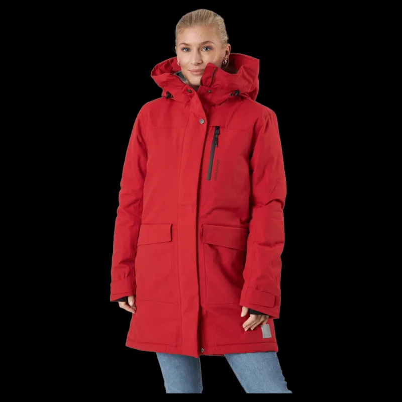 Hot Didriksons Ciana Wns Parka Pomme Red Röd