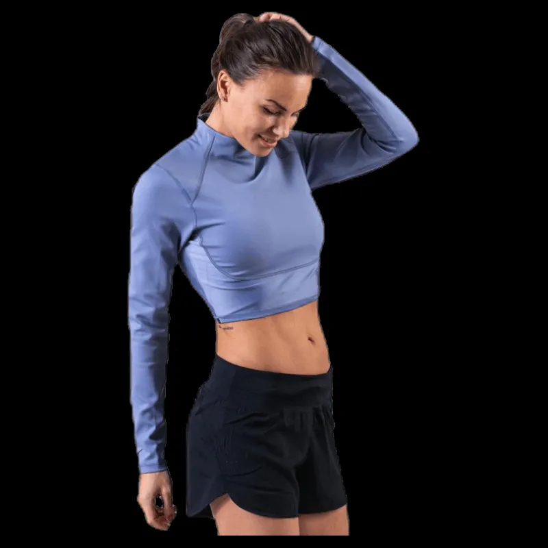 Discount Nike City Rdy LS Top Blue Blå