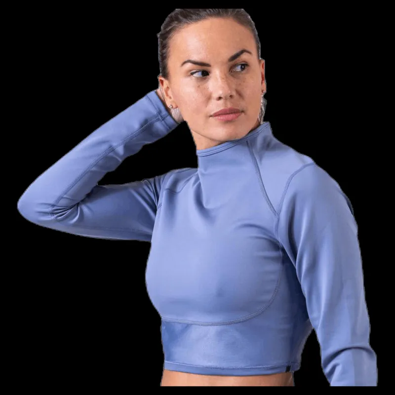 Discount Nike City Rdy LS Top Blue Blå