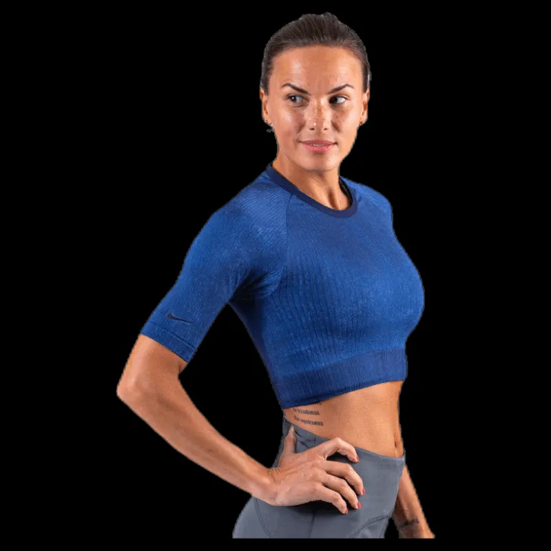 Nike City Ready Knit Top Blue Blå Outlet
