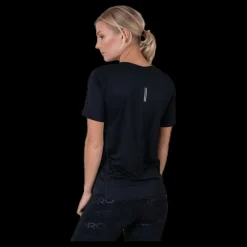 Nike City Sleek SS Top Black Svart Discount
