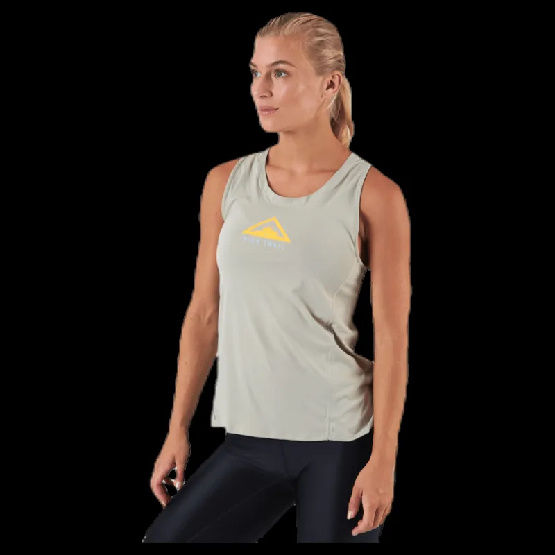 Clearance Nike City Sleek Trail Tank Blue/Grey Vit