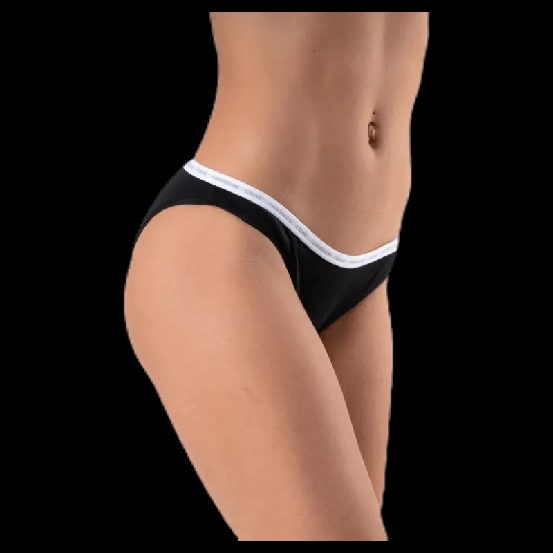 Calvin Klein Ck One Cotton Bikini Brief 2-Pack Black Svart Discount