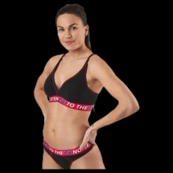Hot Calvin Klein Ck One Listen Unlined Bralette Black/Red Svart och Röd