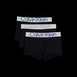 Calvin Klein Ckr Steel Cotton Trunk 3pk Black Svart Clearance