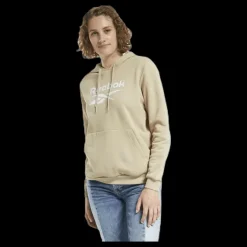 Online Reebok Classic Cl F Big Logo Hoodie Ft Beige