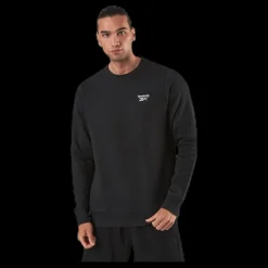 Reebok Classic Cl F Small Vector Crew Black Svart Best
