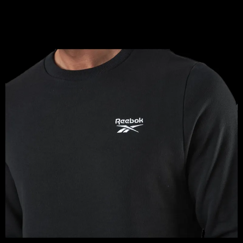 Reebok Classic Cl F Small Vector Crew Black Svart Best