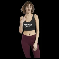Reebok Classic Cl F Vector Bralette Black Svart Outlet