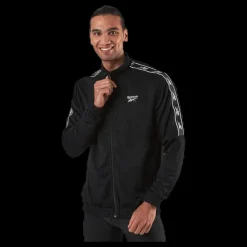 Hot Reebok Classic Cl F Vector Tape Tracktop Black Svart