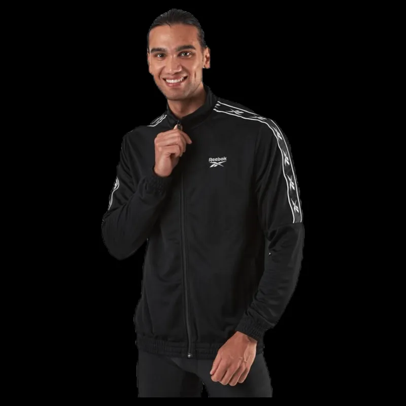 Hot Reebok Classic Cl F Vector Tape Tracktop Black Svart