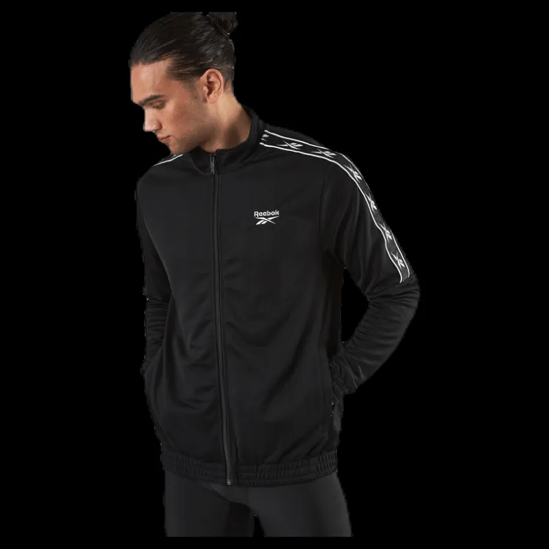 Hot Reebok Classic Cl F Vector Tape Tracktop Black Svart