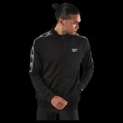 Hot Reebok Classic Cl F Vector Tape Tracktop Black Svart