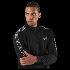 Hot Reebok Classic Cl F Vector Tape Tracktop Black Svart