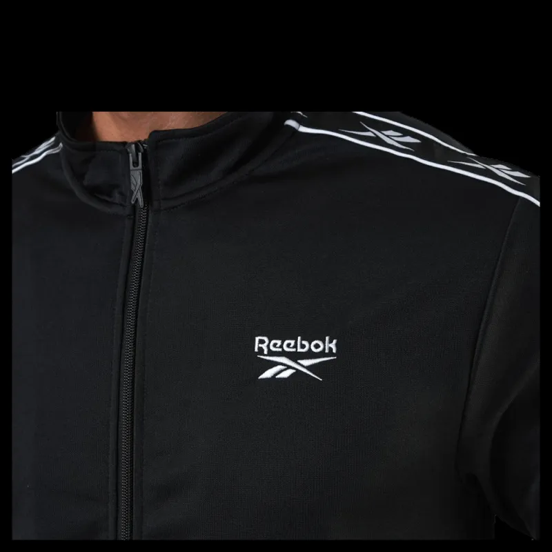Hot Reebok Classic Cl F Vector Tape Tracktop Black Svart