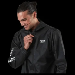 Reebok Classic Cl F Vector Windbreaker Black Svart Outlet